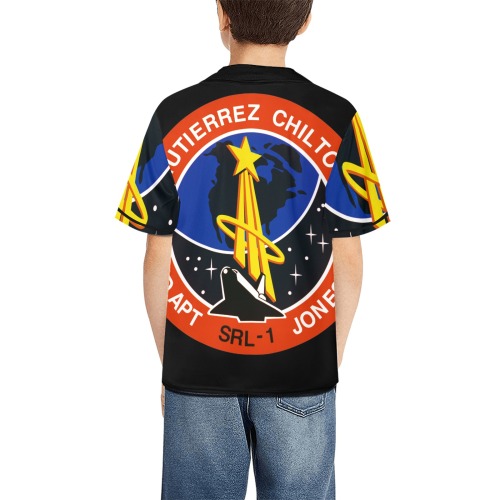 STS-59 PATCH All Over Print Baseball Jersey for Kids (Model T50)