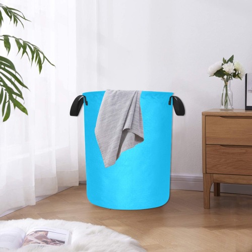 color deep sky blue Laundry Bag (Large)