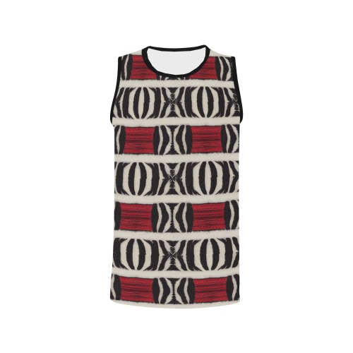 zebra print 2, repeating pattern All Over Print Basketball Jersey
