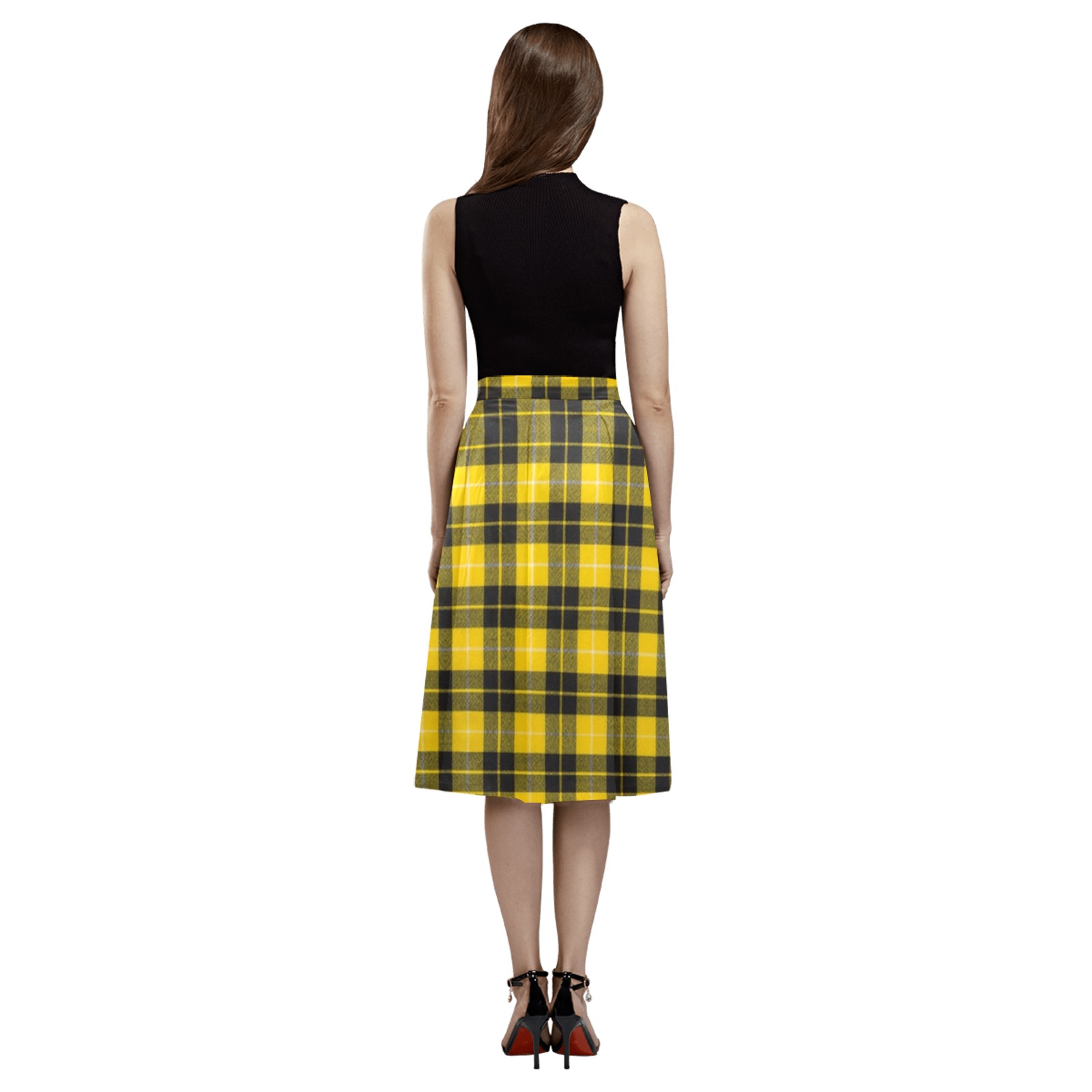 Barclay Dress Modern Mnemosyne Women's Crepe Skirt (Model D16)