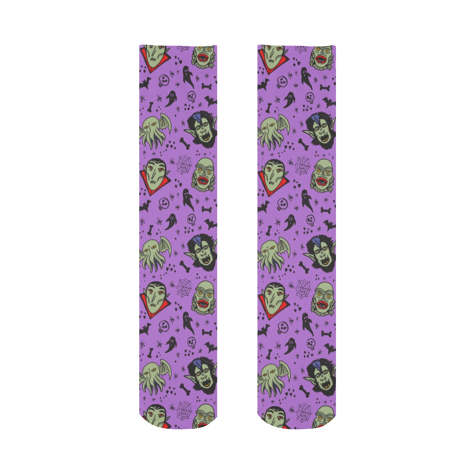 Pattern-Mostri All Over Print Socks for Women