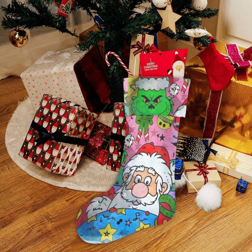 Time for Christmas by Nico Bielow Christmas Stocking