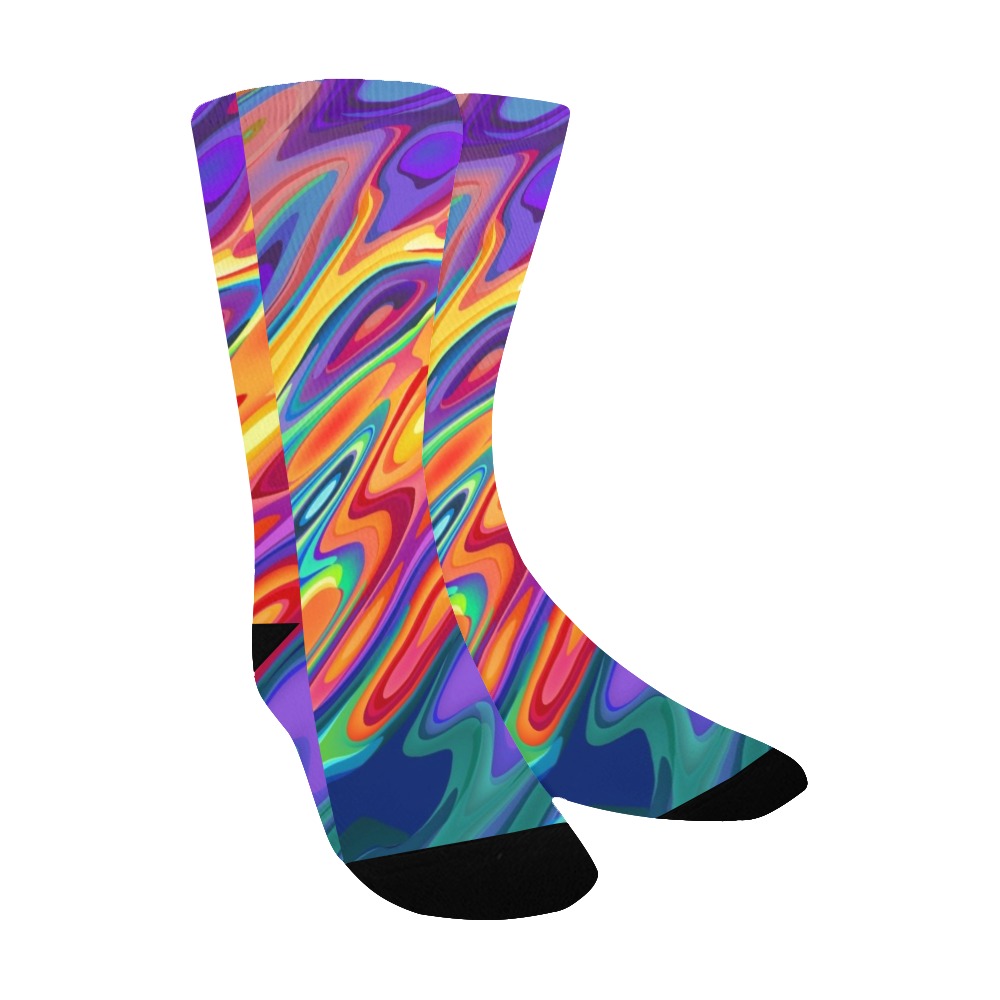 Colorful Abstract Kid Socks Kids' Custom Socks