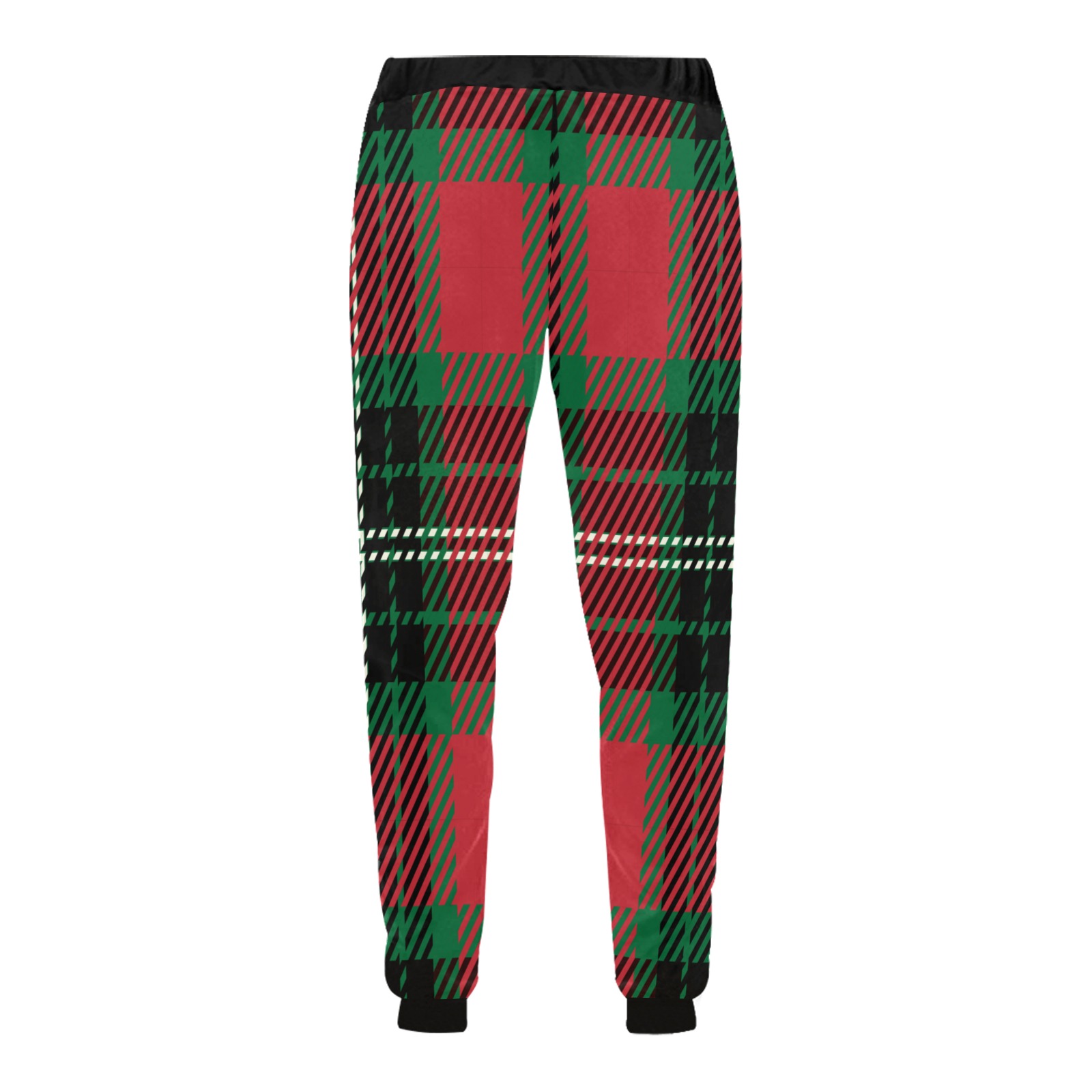 Green & Red Tartan Unisex All Over Print Sweatpants (Model L11)