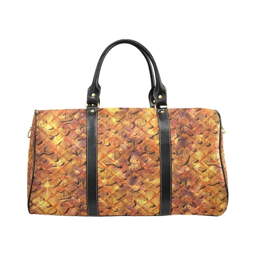 Gold NB by Nico Bielow New Waterproof Travel Bag/Large (Model 1639)