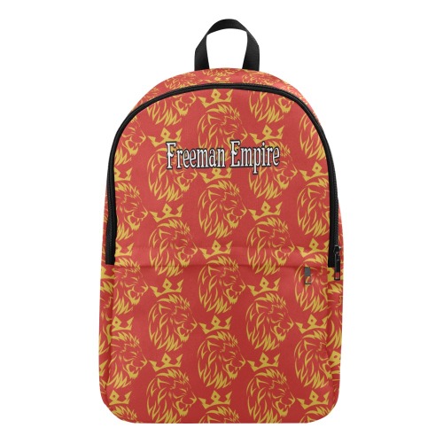 Freeman Empire Bookbag (Red) Fabric Backpack for Adult (Model 1659)
