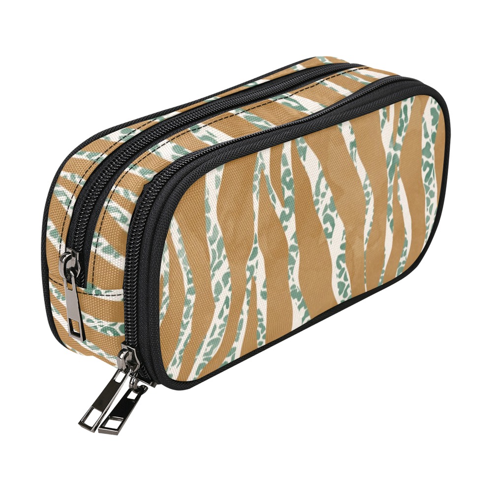 0085-WILD SKIN ANIMAL F Pencil Pouch/Large (Model 1680)