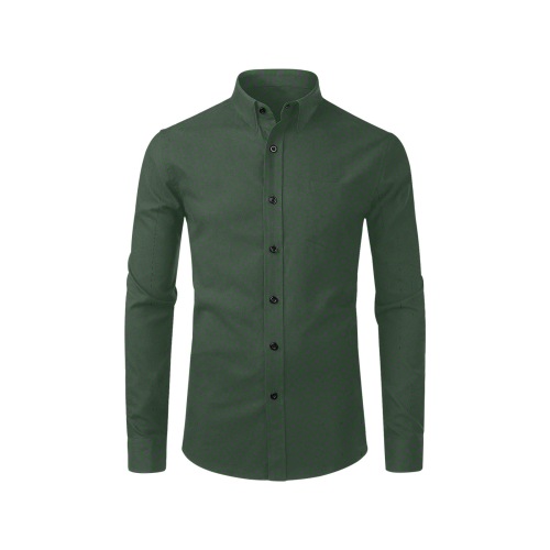 Green Matrix Men's All Over Print Casual Dress Shirt (Model T61)