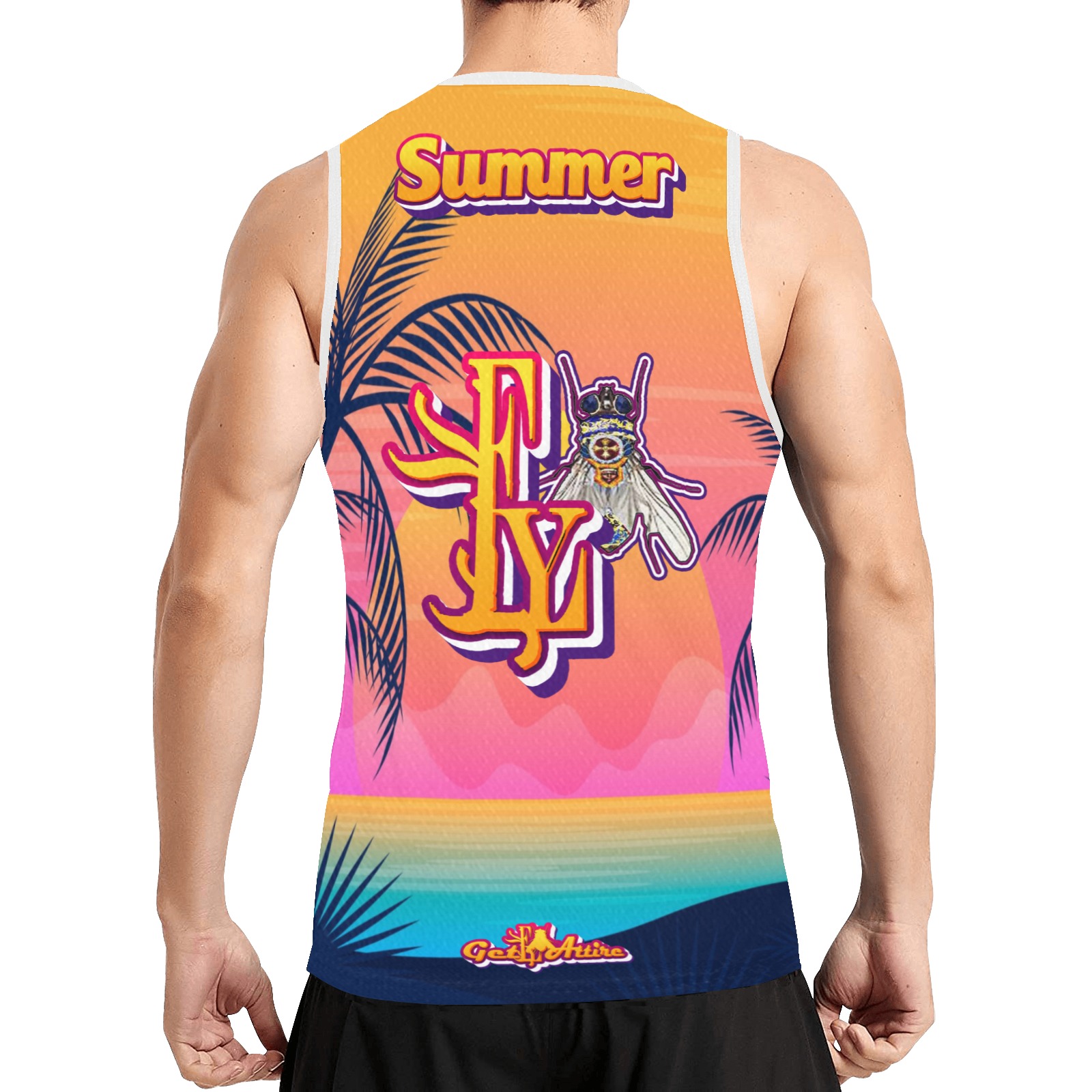 Summer Collectable Fly All Over Print Basketball Jersey