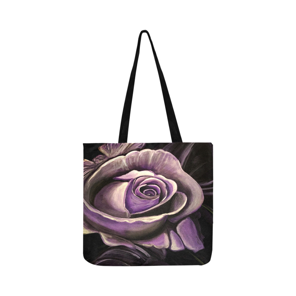 Purple Rose Reusable Shopping Bag Model 1660 (Two sides)