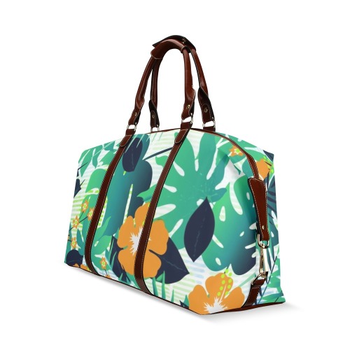 GROOVY FUNK THING FLORAL Classic Travel Bag (Model 1643) Remake