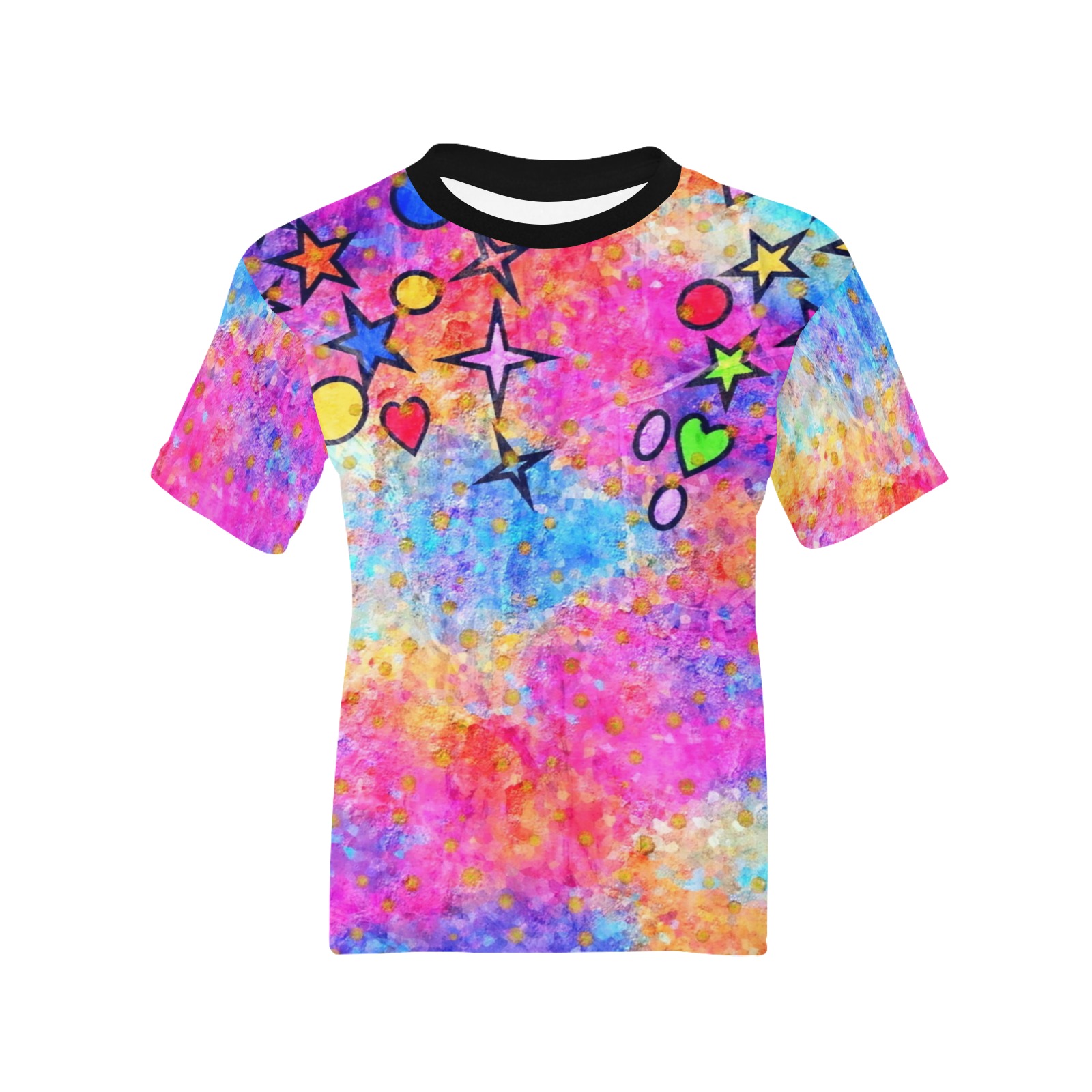 Color Stars Pop Art by Nico Bielow Kids' All Over Print T-shirt (Model T65)