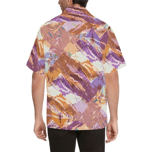 Camo mountains modern C27 Hawaiian Shirt (Model T58)