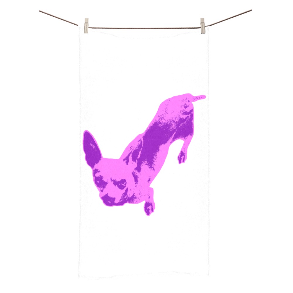 Pink Precious Pup Bath Towel 30"x56"