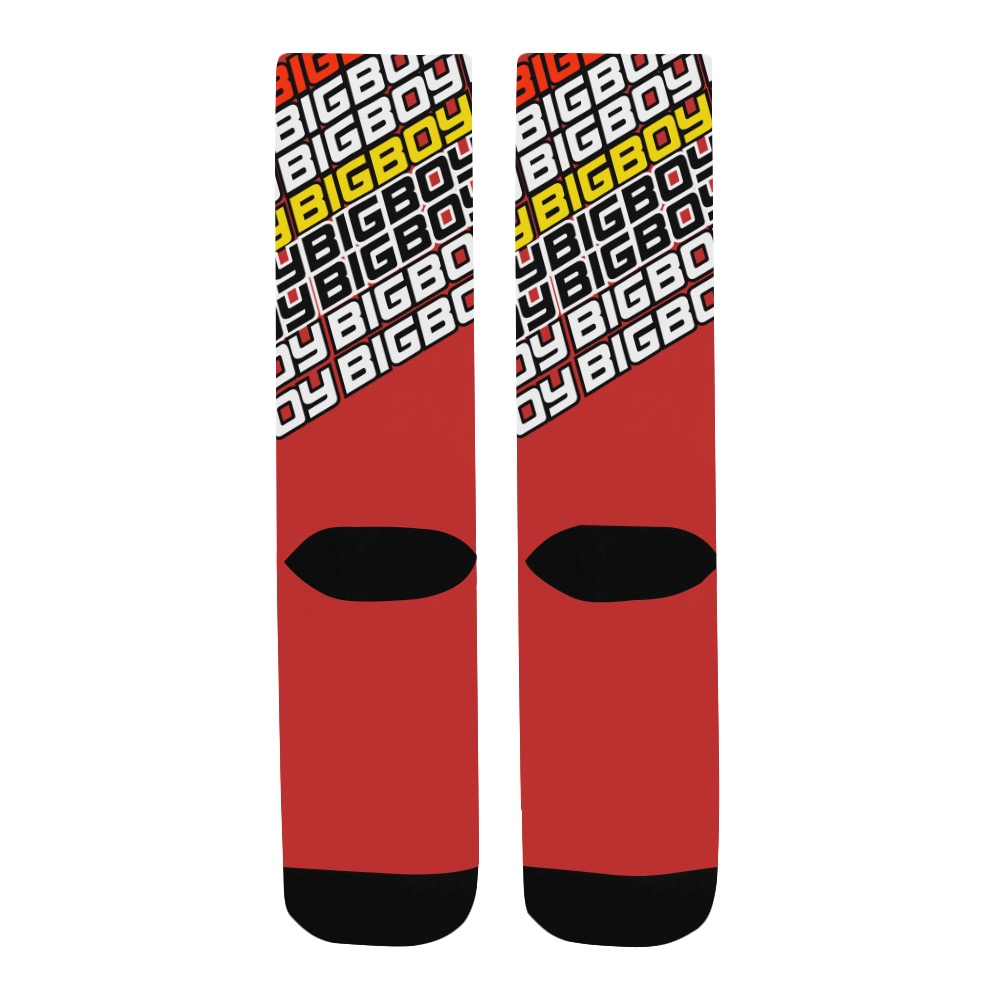 BXB SOCKS HIGH HALF RAMBO RED Men's Custom Socks