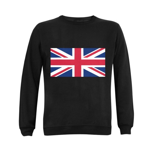 United Kingdom Flag Gildan Crewneck Sweatshirt(NEW) (Model H01)