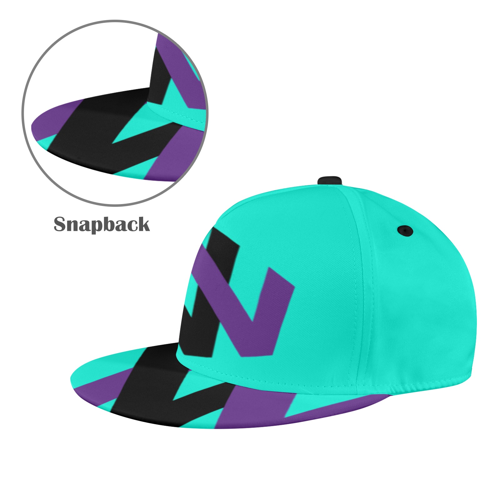 Sig Hat Turquoise All Over Print Snapback Hat