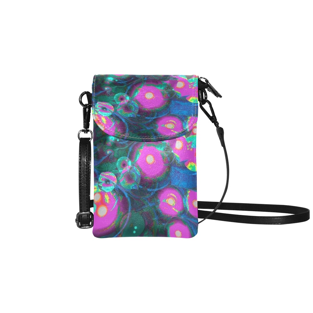 melting bubbles 3a Small Cell Phone Purse (Model 1711)