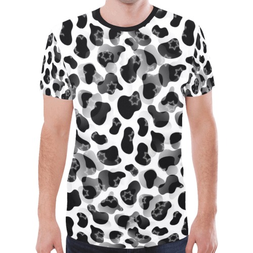 Cowhide by Artdream New All Over Print T-shirt for Men (Model T45)