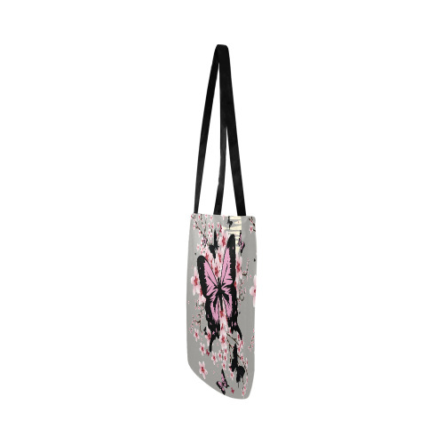 Cherry Blossom Butterflies Reusable Shopping Bag Model 1660 (Two sides)