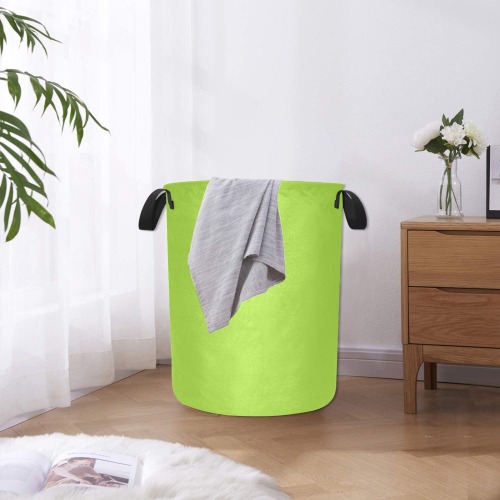 color yellow green Laundry Bag (Large)
