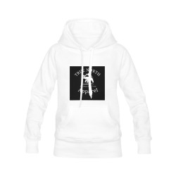 True North Apparel Classic Men's Hoodie (White) Men's Classic Hoodies (Model H10)