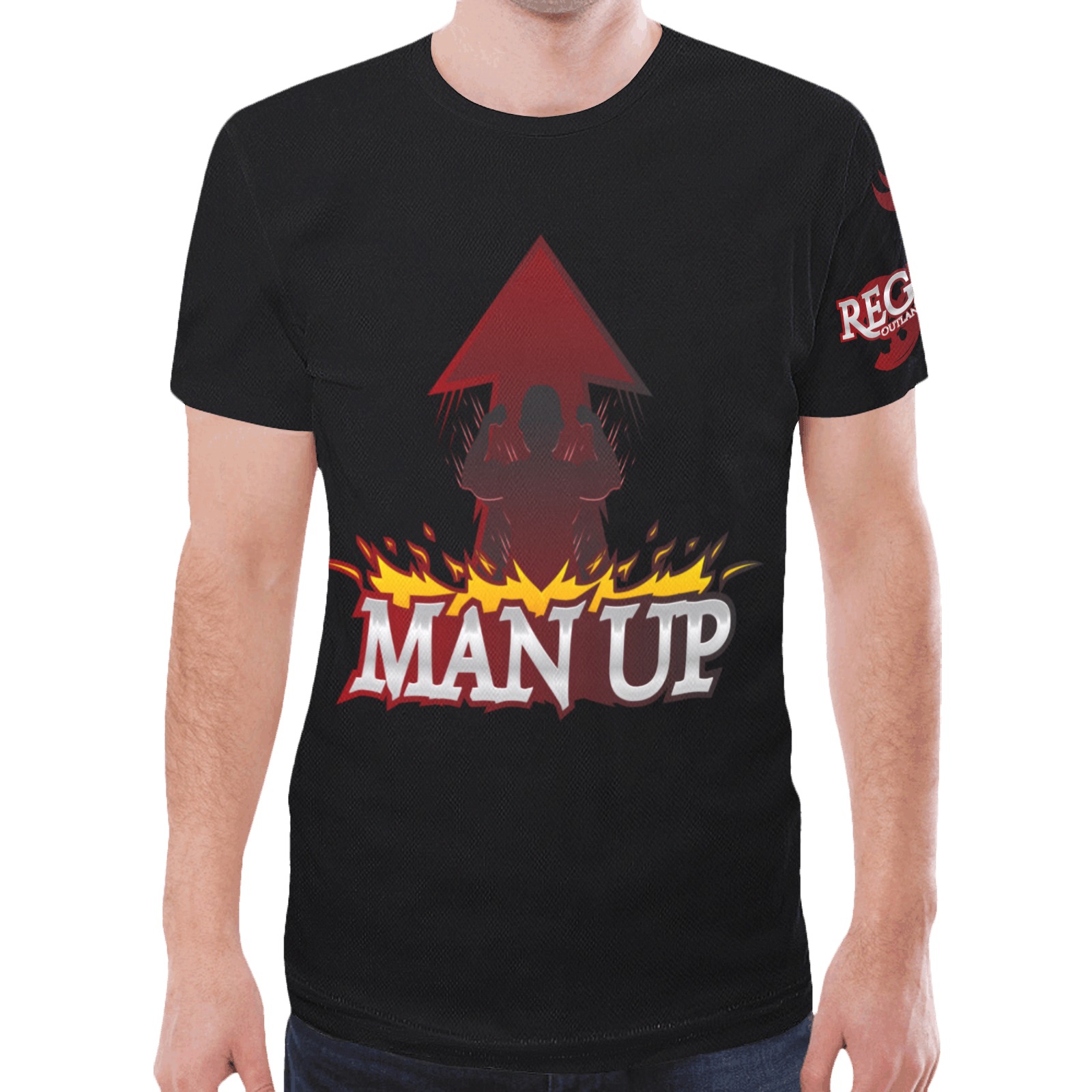 MANUP! New All Over Print T-shirt for Men (Model T45)