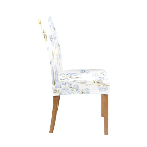 Chinese Peonies 5 Removable Dining Chair Cover