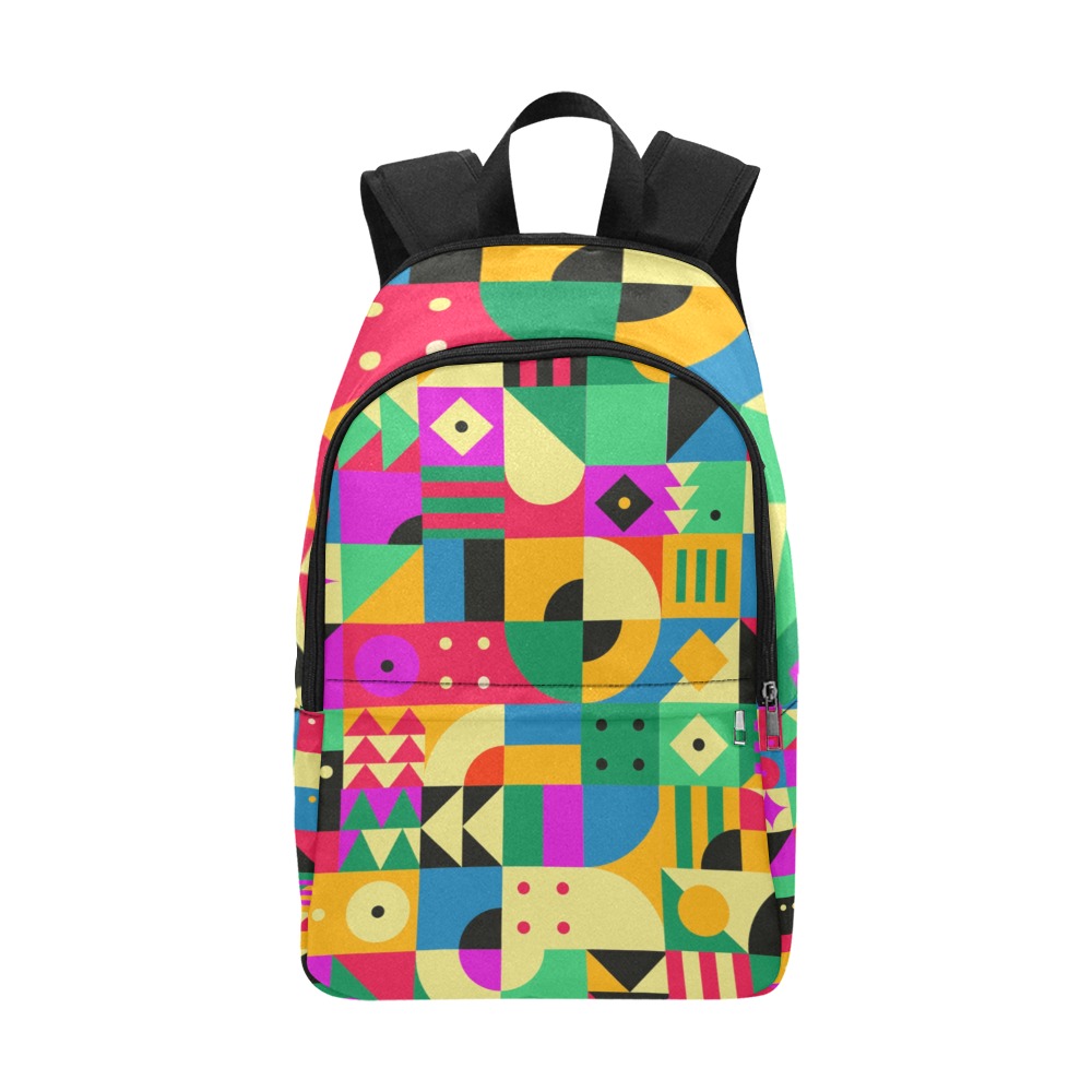 Abstract Modern Garden Fabric Backpack for Adult (Model 1659)