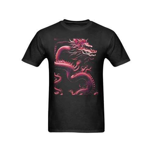 The Dragon Red Men's T-Shirt in USA Size (Front Printing Only)