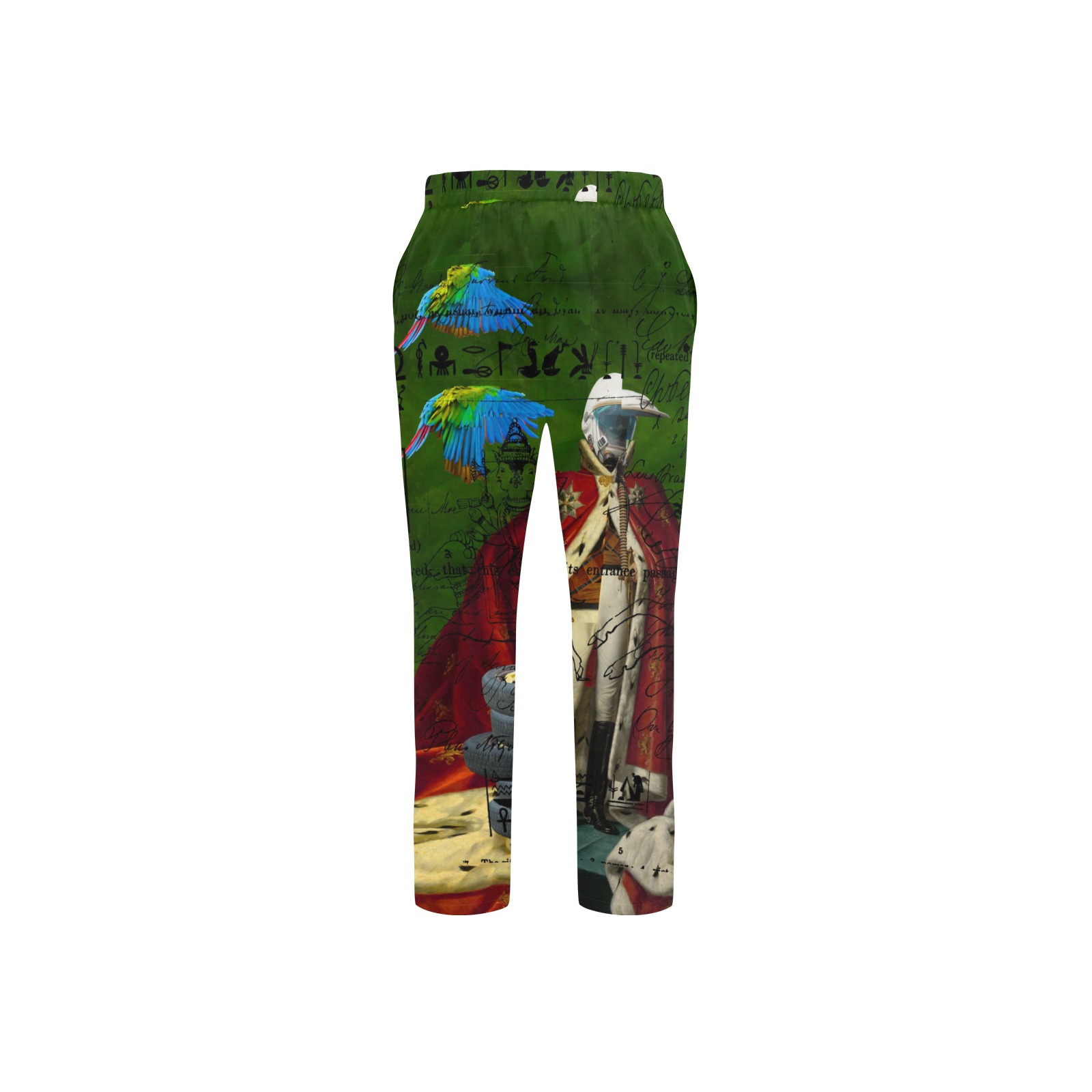 the distorted king 2 new images 2 for all over print tee Men's All Over Print Casual Trousers (Model L68)