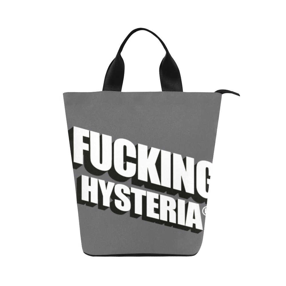 COLD MOOD ''FUCKING HYSTERIA'' Nylon Lunch Tote Bag (Model 1670)