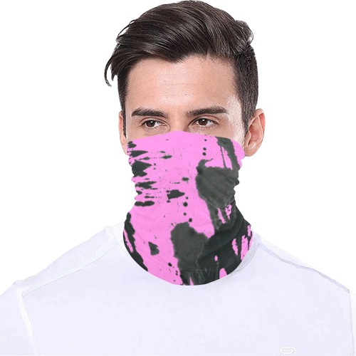 Pink Splatter Bandana Multifunctional Headwear (Pack of 3)