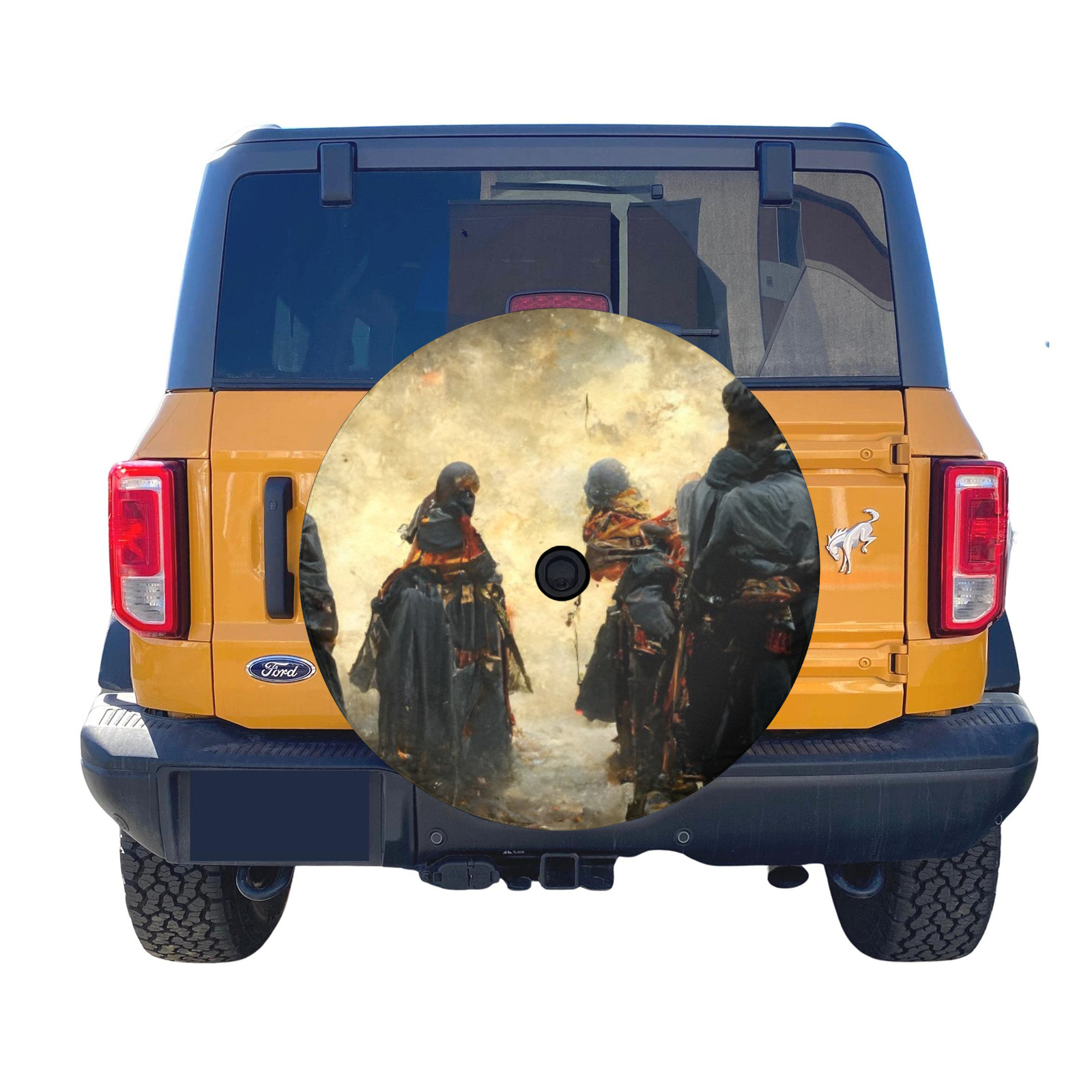 Attack the place Spare Tire Cover with Backup Camera Hole (30 Inch)