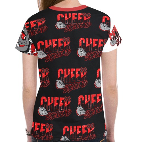 RedCheerSquad New All Over Print T-shirt for Women (Model T45)