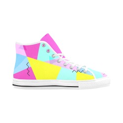 Polygonal Colorful Vancouver H Women's Canvas Shoes (1013-1)