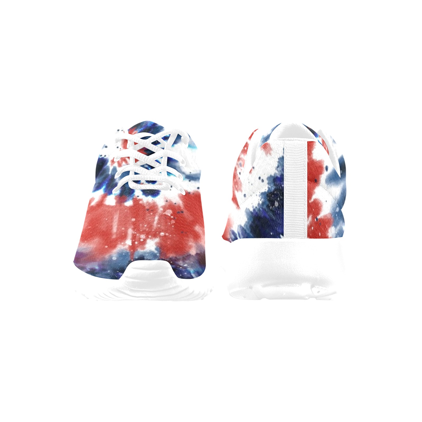 Fourth of July Tie-Dye_01 Women's Athletic Shoes (Model 0200)