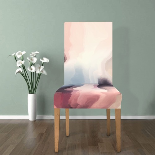 Digital liquid painting 23 Chair Cover (Pack of 4)