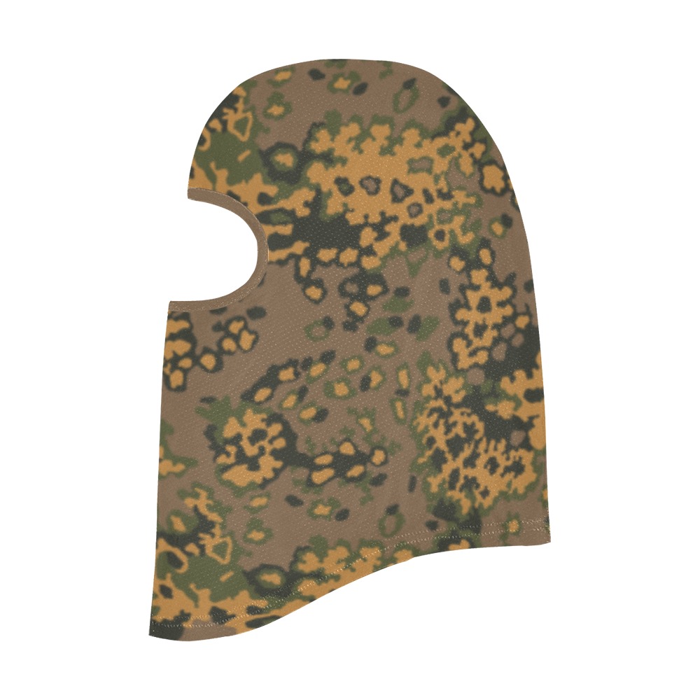 German WW2 Eichenlaub Fall Camouflage All Over Print Balaclava