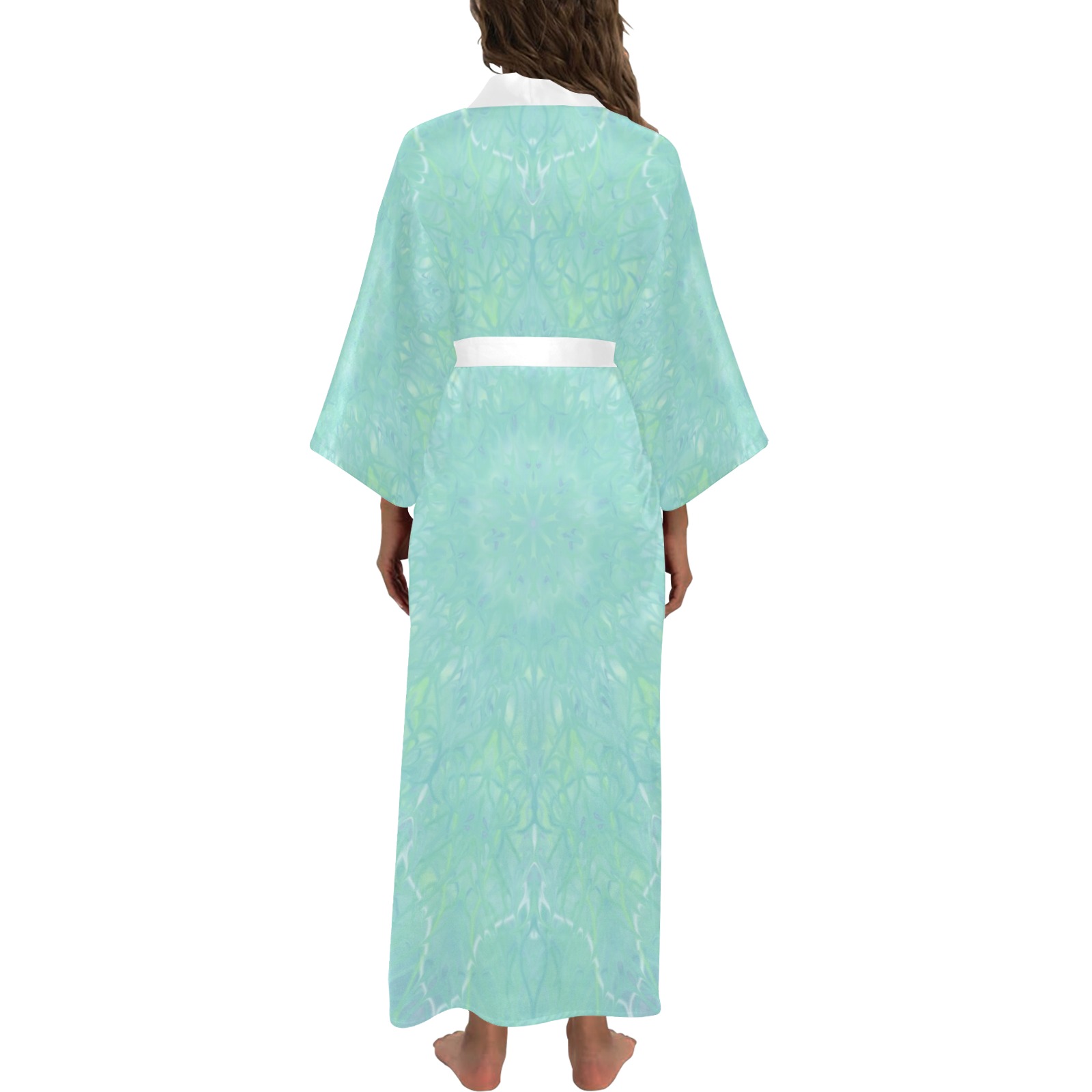 BLUE 45x65- 7 Long Kimono Robe