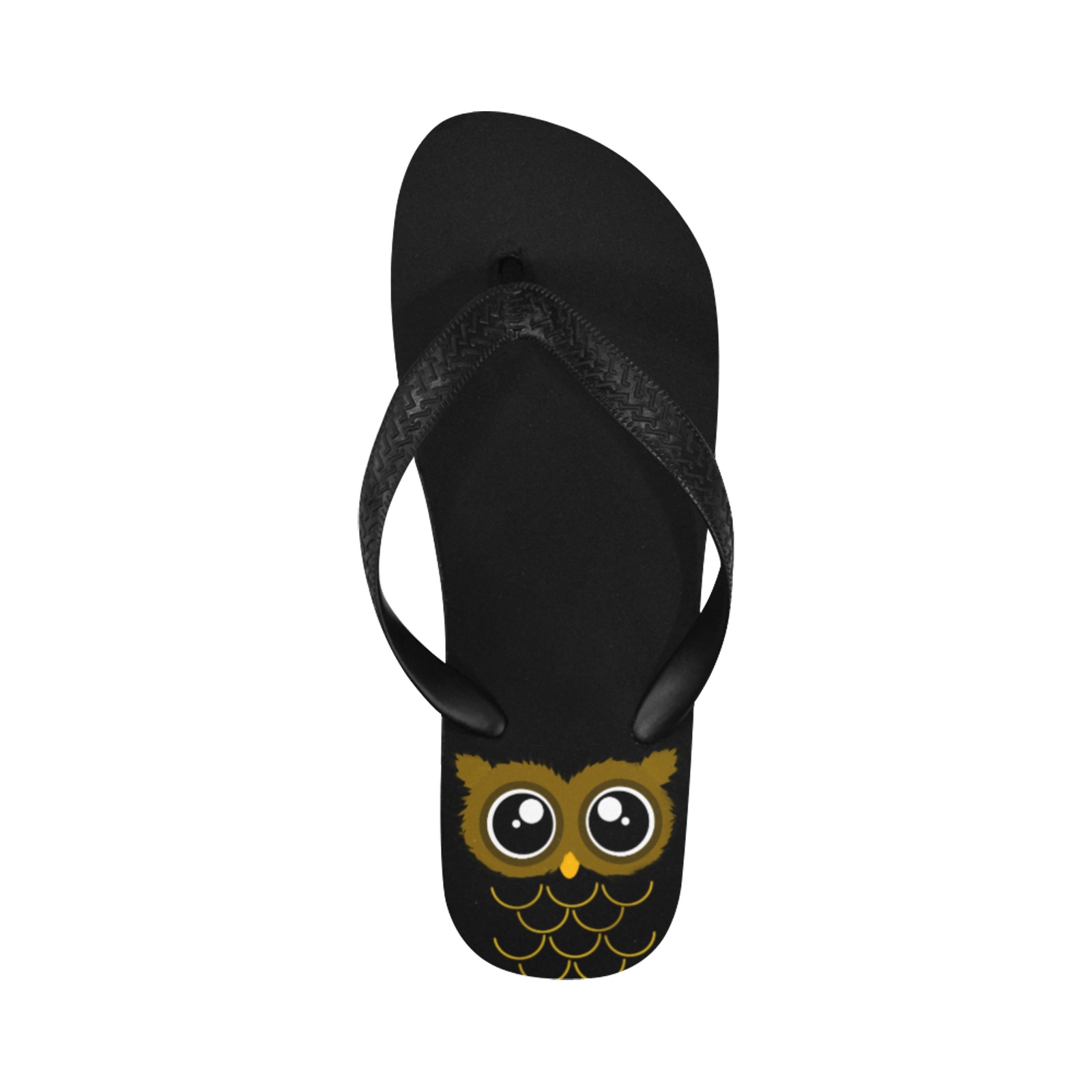 Kawaii Owl Flip Flops for Men/Women (Model 040)