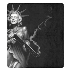 Marilyn of Liberty Blanket Ultra-Soft Micro Fleece Blanket 70''x80''