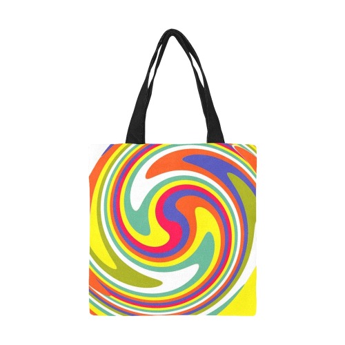 PATTERN-562 All Over Print Canvas Tote Bag/Small (Model 1697)