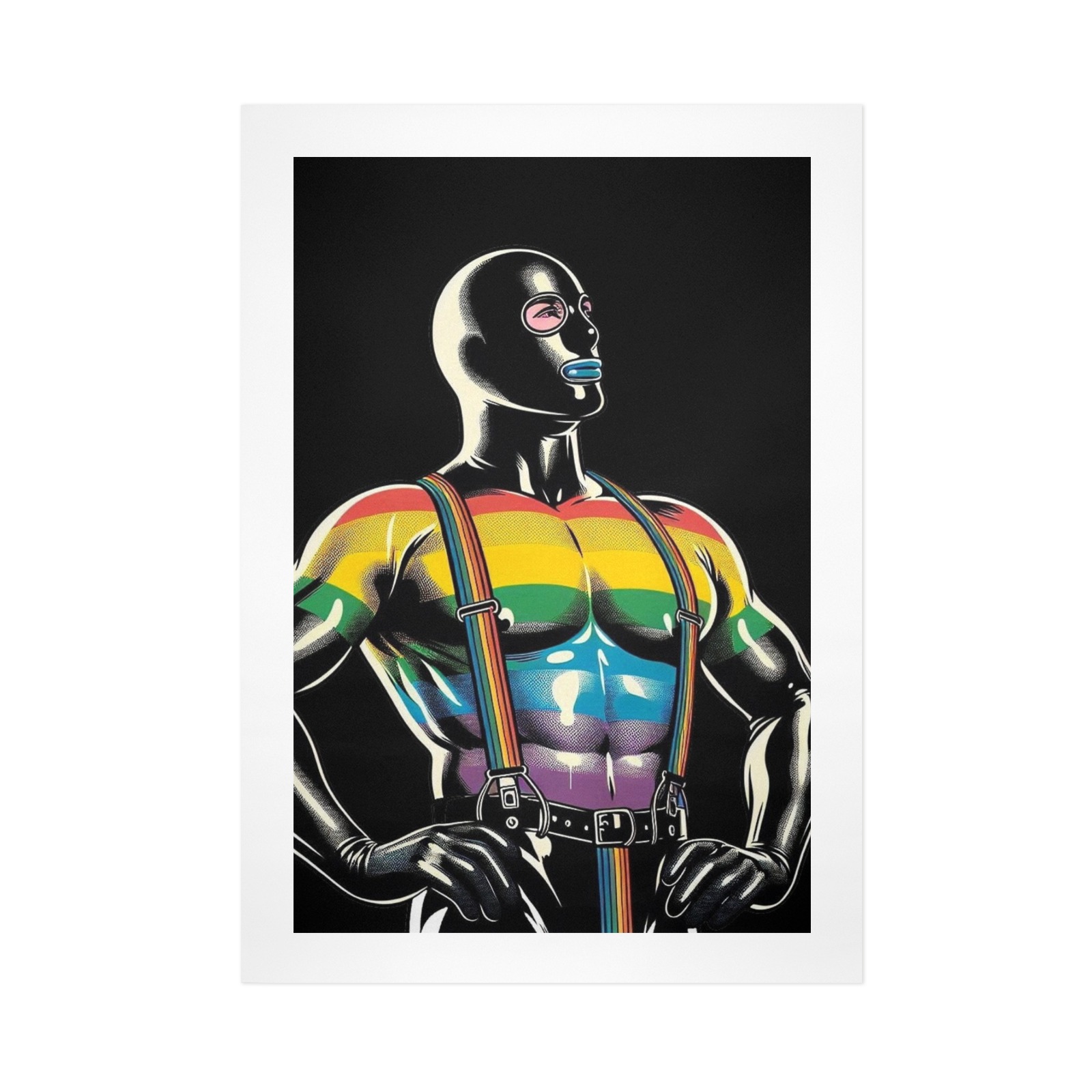 Rubber Gay by Fetishworld Art Print 16"x24"