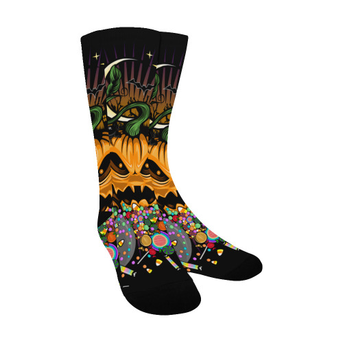Halloween Treats Men's Custom Socks