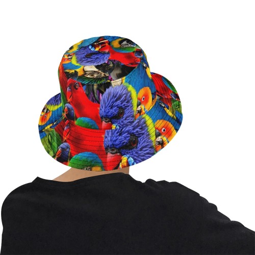 PARROTS All Over Print Bucket Hat for Men