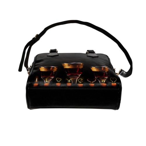 Candles Wine Ritual Shoulder Handbag (Model 1634)
