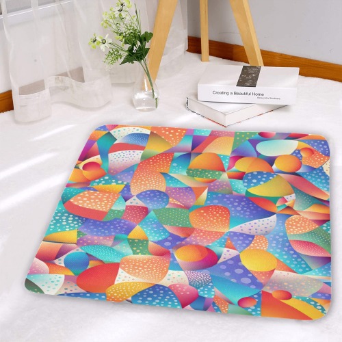 Sunset Ocean Waves Rectangular Seat Cushion