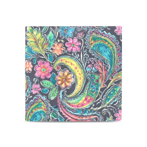 Paisley #1 Women's Leather Wallet (Model 1611)