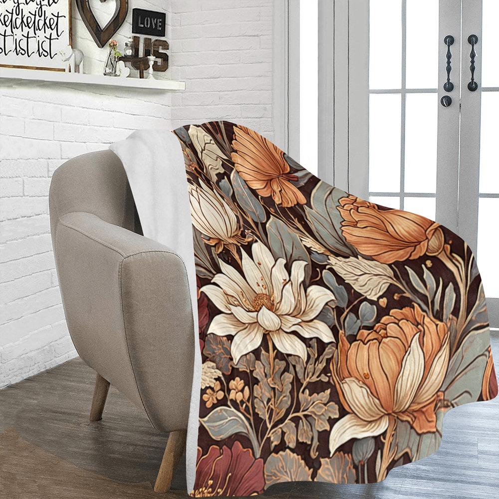 Fabulous Florals 17 Ultra-Soft Micro Fleece Blanket 60"x80"